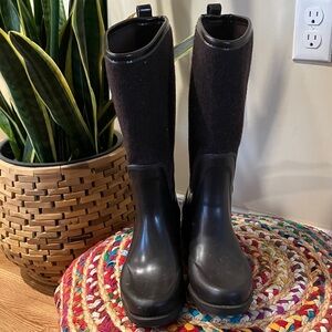UGG Brown Reignfall Tall Rain Boots